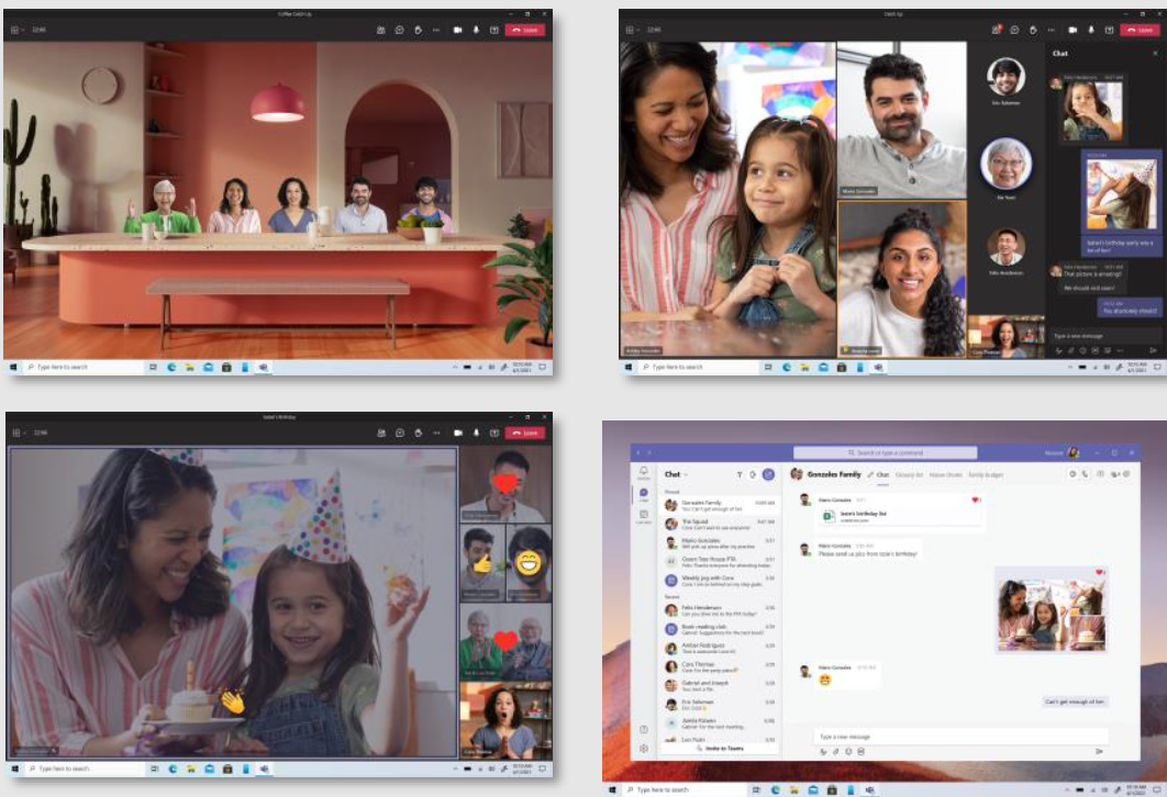 Teams UI Screenshots