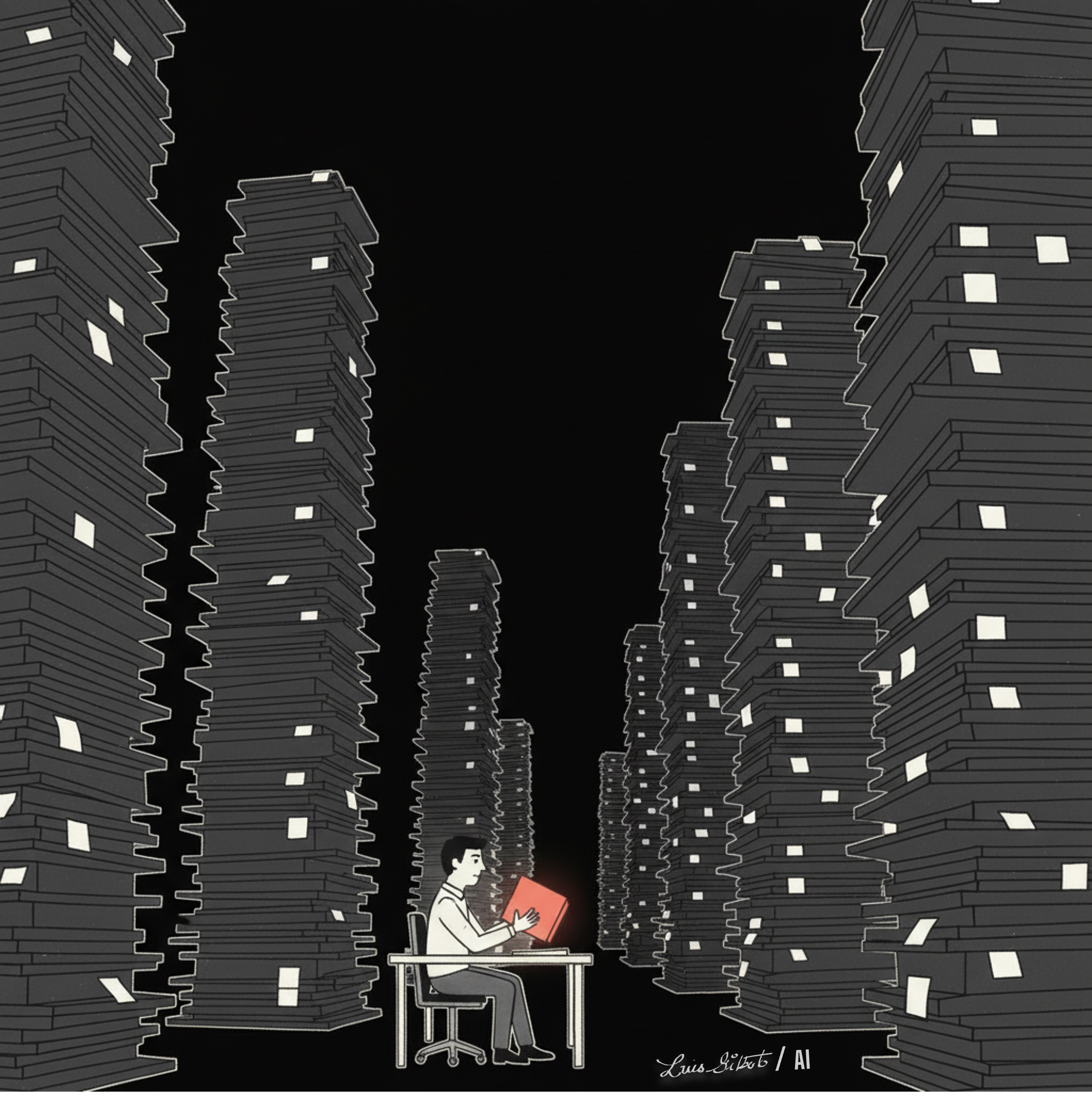 Illustration of manual strategy (Dark Mode)